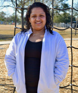 Perla Aguillon at local park