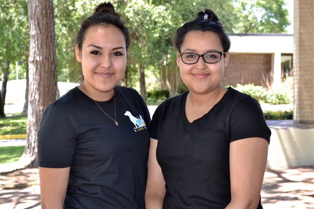Sisters Crisole and Edith Napoles smiling