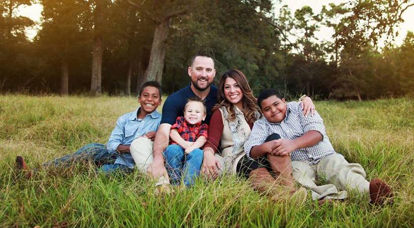 Elisa Mora and her family