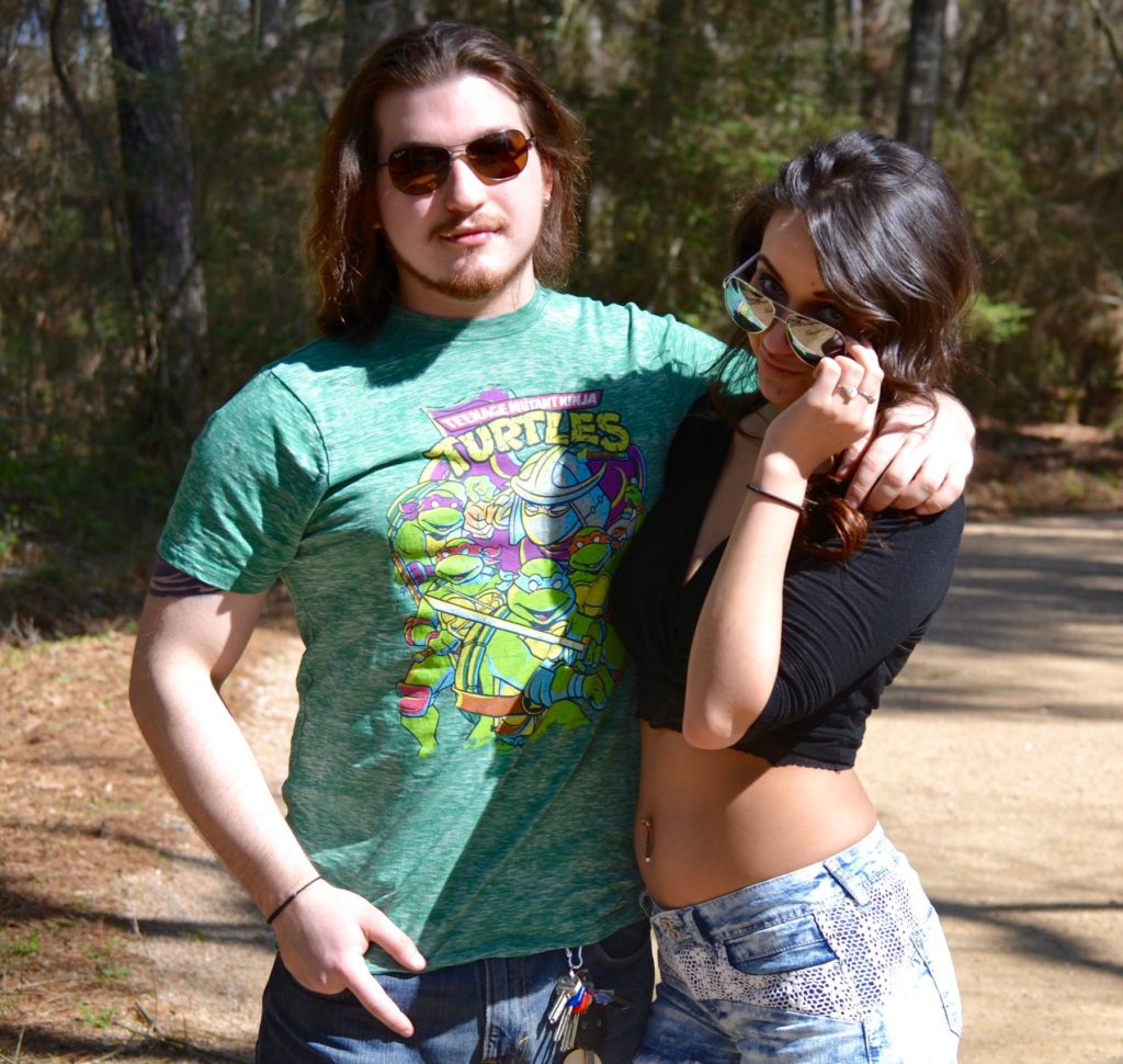 Christopher Ramos and Monique Lauriat at park
