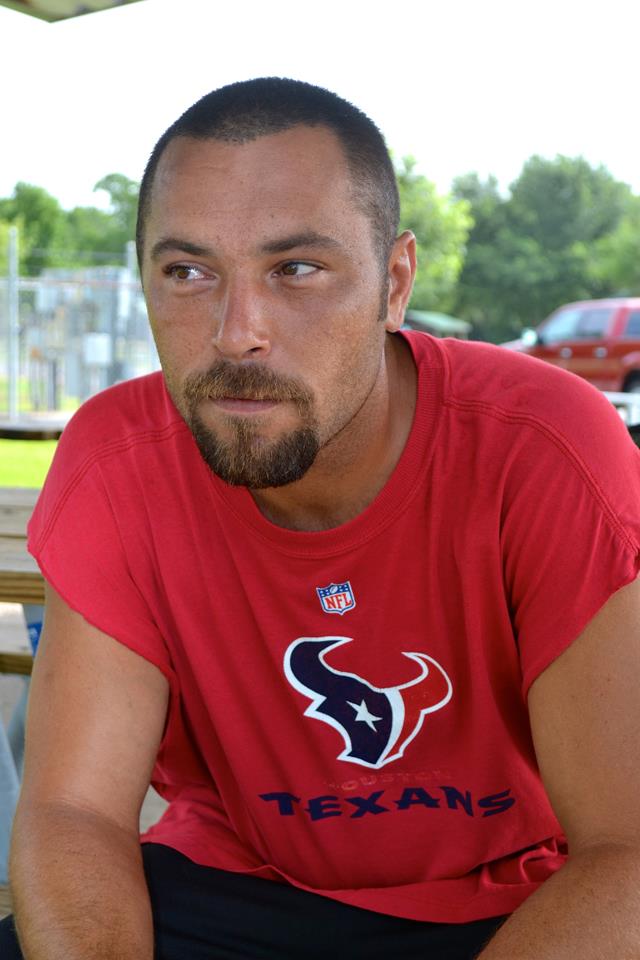 Home repairman at park