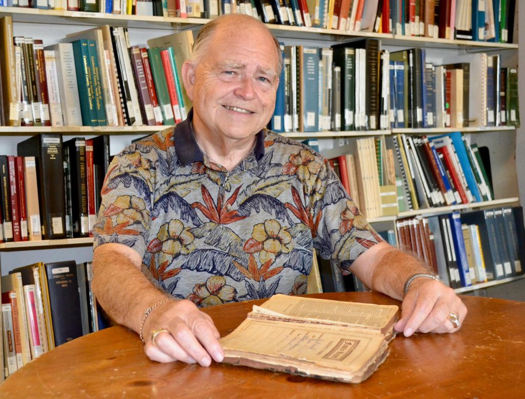James Winston at Genealogy Society building