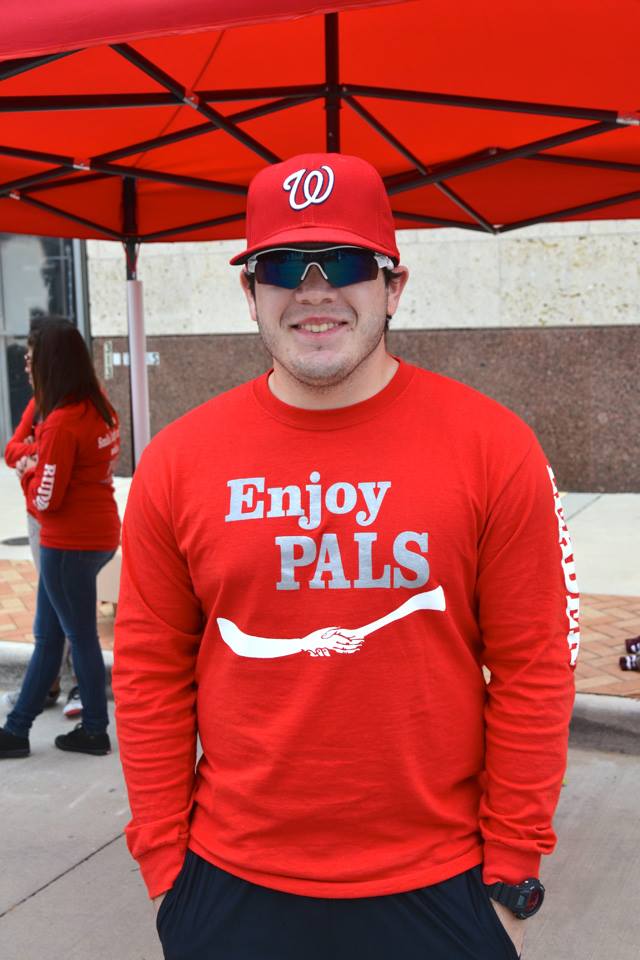 PALS student at booth