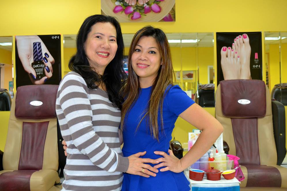 Vietnam woman at nail salon