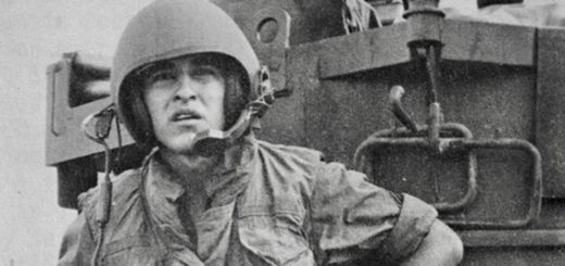 Freddy Rios rides a tank