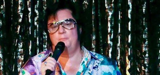 Ray Covey performing as Elvis Presley