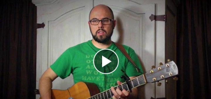 Jason Buchanan plays his guitar and sings