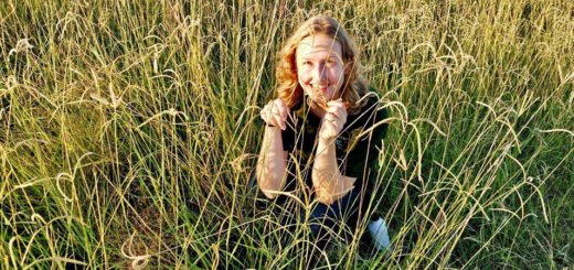 Emily Blumentritt outdoors in field