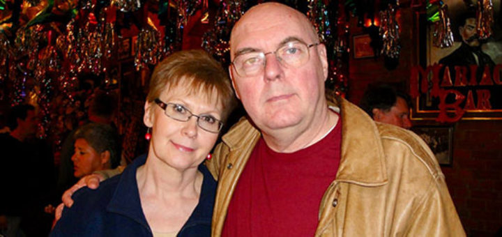 Keith Dick with his wife, Sheryl Dick