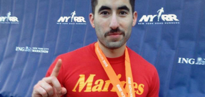 Derek Coy following a marathon