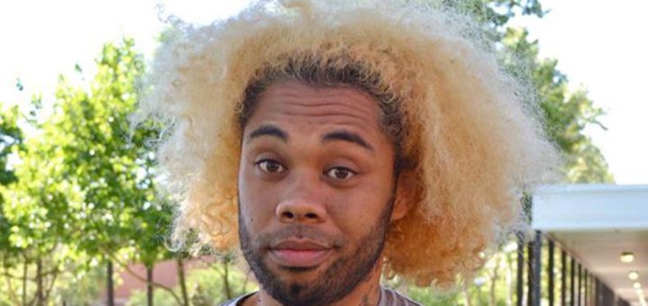 Lee College student Devon Terrell stands on campus