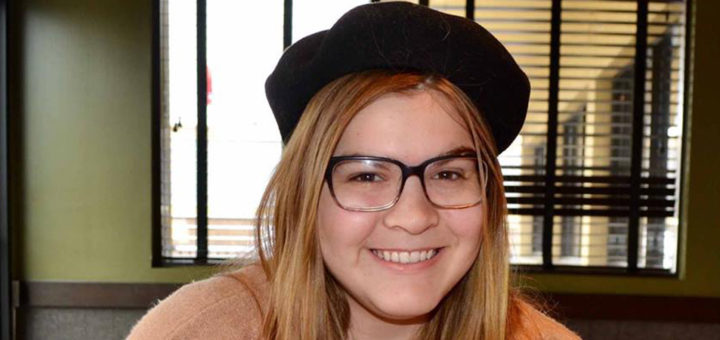 EmmaLee Newman at a local coffee shop