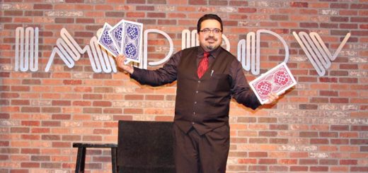 Jamie Salinas performs on stage