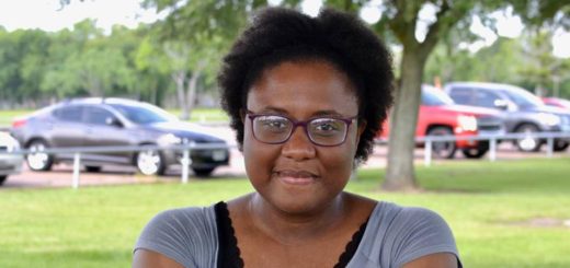 Jennifer Challenger sitting at park