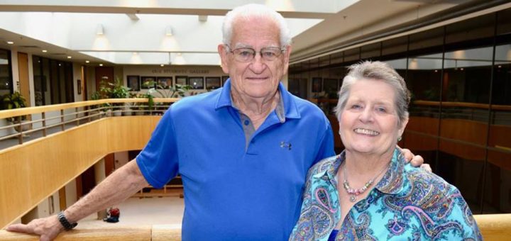 Karen and James Coffey standing together