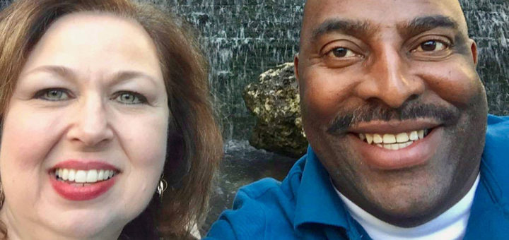 Kenneth Clark with his wife