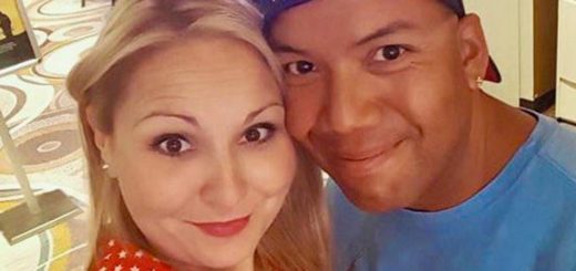 Sarah Graham with her husband