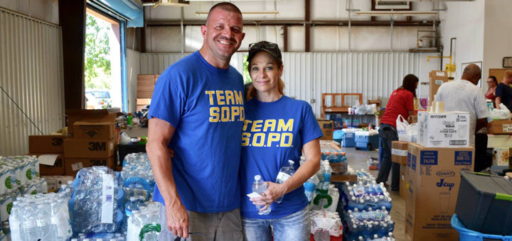 Tom Vaughn and his wife