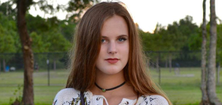 Masyn Terry sits at the park