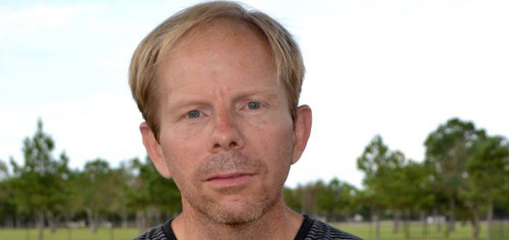 Nate Holt at dog park