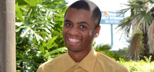 Robert Richard outside coffee shop