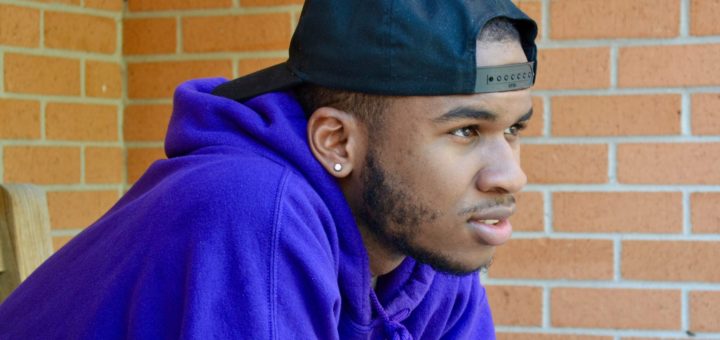 Tracy Ruffin sits between classes at Lee College