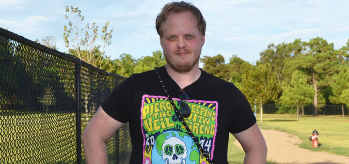 Alex Adley at the dog park