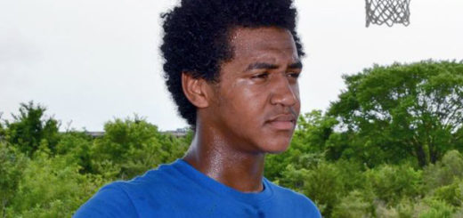 Bailey Gordon at a basketball court