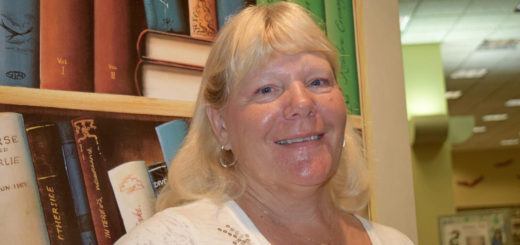 Betsy Wheeler at library