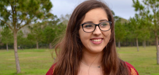 Candice Flores at the dog park