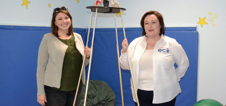 Chasey Reed-Boston and Candice Trotter at Bay Area Rehabilitation Center