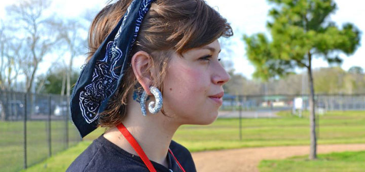 Cotie Klenk at dog park