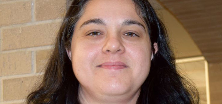 Crystal Keeler at the library