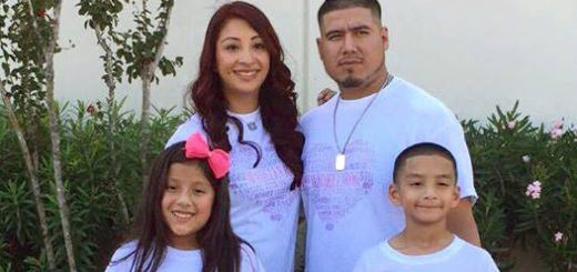 Crystal Ortiz with her family