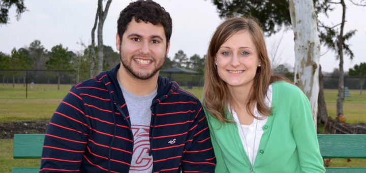 Erin and Jason Cripps at the park