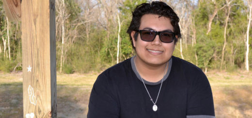 Gabriel Garza at the park