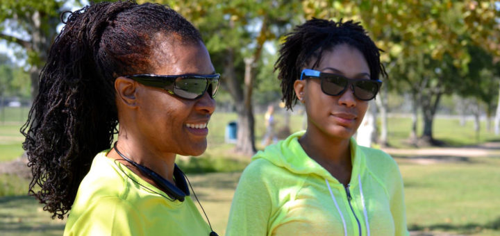 Genitha Smith and Meaghan Anthony at the park
