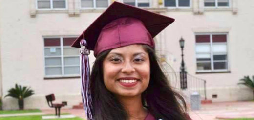 Jazmin Garcia at high school graduation