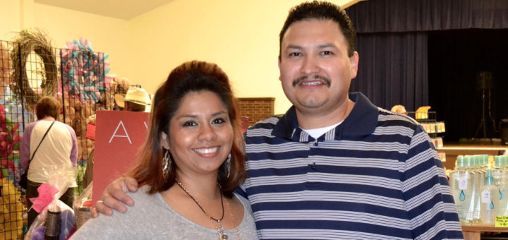 Jesse Garcia with his wife
