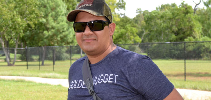 Jesus Meza at the dog park