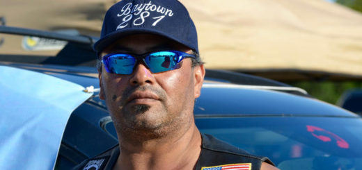 Joel Aceves at car show