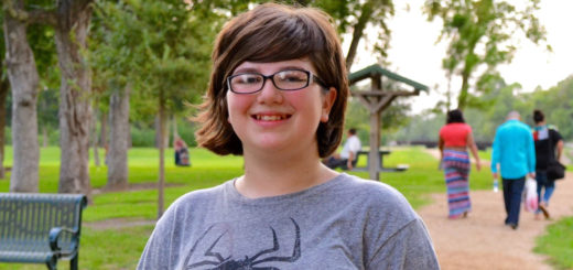 Kaylee Mahar at the park