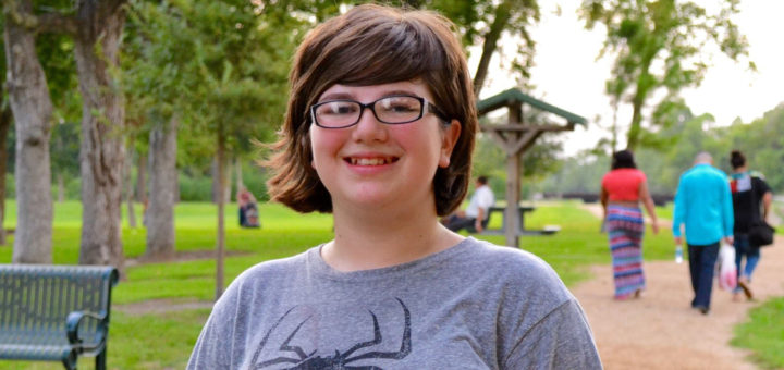 Kaylee Mahar at the park