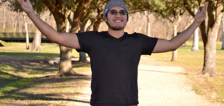 Luis Hernandez at the park