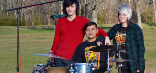 Matthew Elias with his friends at the park