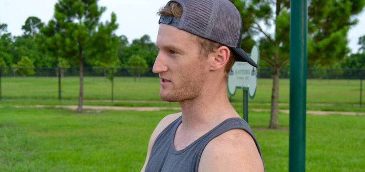 Nick Keith at dog park