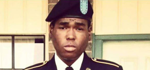 Omega Gregoire wearing his uniform