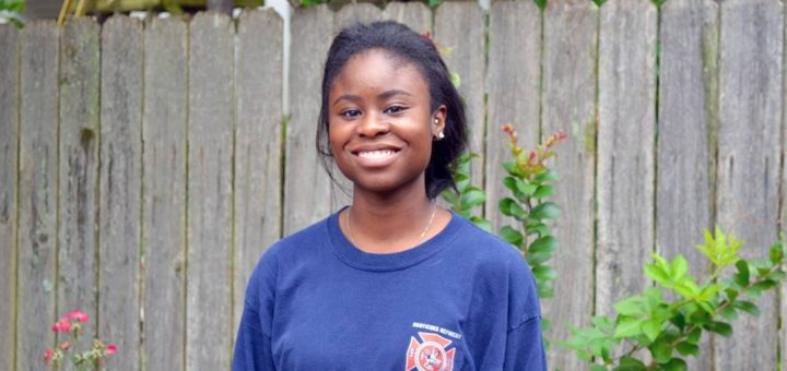 Psychology student at garage sale