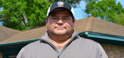 Ralph Errisuriz in his driveway