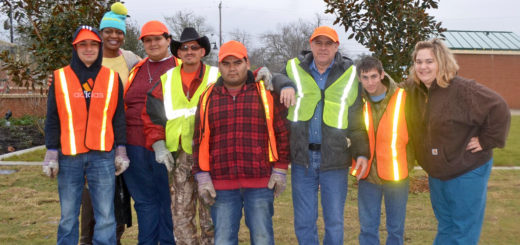 Bay Area Rehab trash crew at Town Square